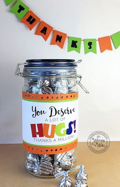 You Deserve A Lot of Hugs--teacher gift Hershey Hugs, Volunteer Gifts, Pastors Appreciation, Hershey Kiss, Employee Appreciation Gifts, Staff Appreciation, Neighbor Gifts, Employee Appreciation, Teacher Appreciation Week