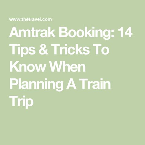 Amtrak Booking: 14 Tips & Tricks To Know When Planning A Train Trip Amtrak Train Travel, Trip Hacks, Train Trips, Train Trip, Amtrak Train, Checked Baggage, Train Tickets, Road Trip Hacks, Travel Checklist