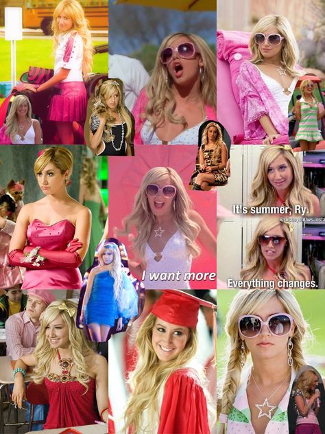 Sharpay Evans 💕💅👙🌸🌺🎤🎀 Sharply And Gabriella Costume, Sharpy Evans Outfit, Sharpey Evans Outfits, Sharpy Evans, Sharply Evans, Sharpay Evans Outfits, High School Musical Outfits, Sharpay Outfits, Cherry Lush