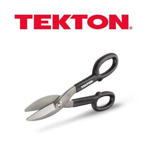 TEKTON 35104 10-Inch Straight Pattern Tin Snips - - AmazonSmile Tin Snips, American Pattern, Klein Tools, Comfort Design, High Speed Steel, High Frequency, Left Or Right, Straight Cut, Right Hand