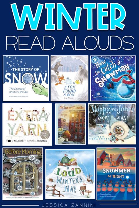 Books About Winter For Preschool, Winter Story Time Ideas, Reading Aloud Activities, January Storytime Themes, Winter Homeschool Unit, December Read Alouds Kindergarten, January Library Lessons, December Library Lessons, Winter Library Activities