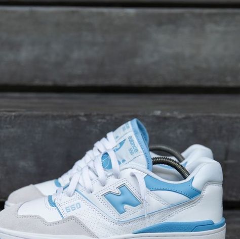 Nouveau on Instagram: "[ JUST DROPPED ] Explore the latest arrival from NEW BALANCE — the 550 sneaker in Sky Blue. Get yours at the link in the bio 🛒" Sky Blue, New Balance, Blue Sky, Sneakers, On Instagram, Blue, Instagram