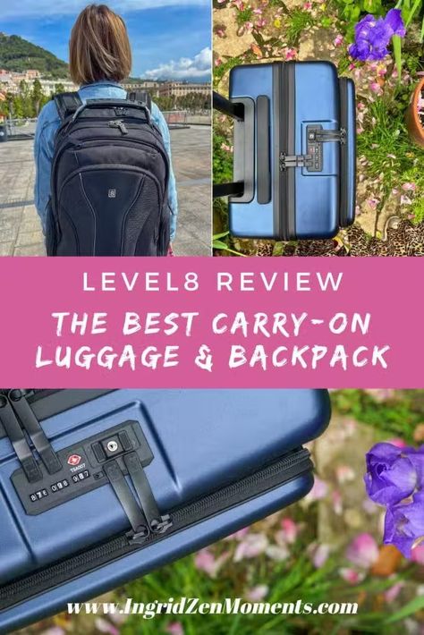 The best carry-on luggage: Level8 Review Best Carry On Suitcase, Hard Sided Luggage, Carryon Luggage, Tanzania Travel, Best Travel Backpack, Carry On Packing, Travel Laptop Backpack, Best Carry On Luggage, Luggage Sizes