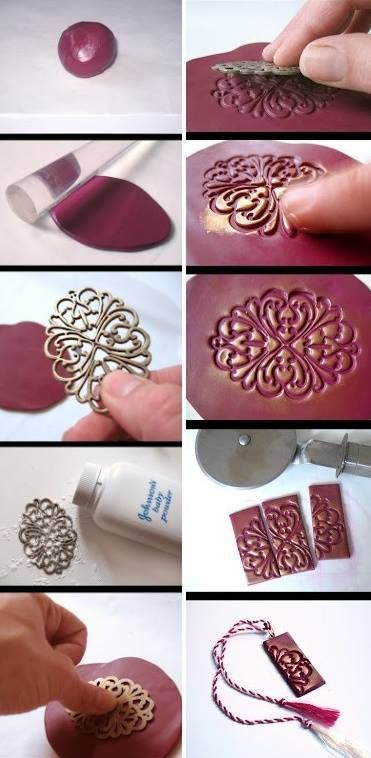 Pretty clay charm Clay Necklace Pendant, Clay Necklace, How To Make Your, Necklace Pendant, Step By Step, Make Your, Pendant