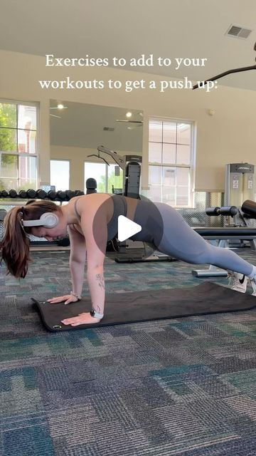 Tori Karach on Instagram: "a few exercises to add to your workouts if you can't get a push up yet! #pushupprogressions #howtogetapushup #pushups" Instagram A, Push Up, Canning, Health, On Instagram, Quick Saves, Instagram