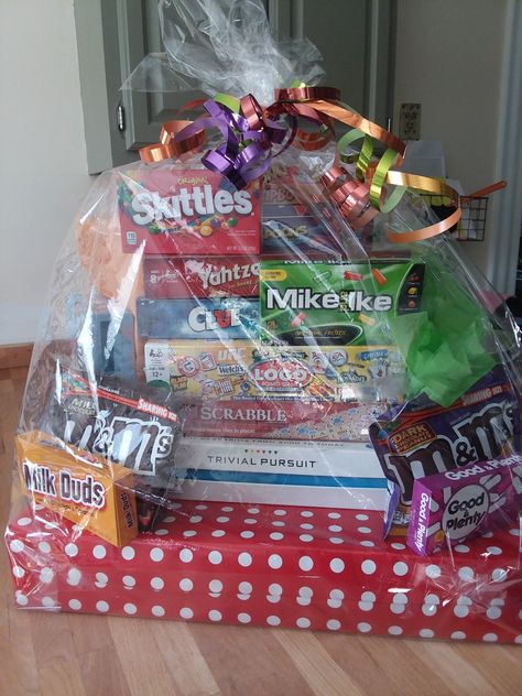 Wedding Social Prizes, Family Reunion Door Prize Ideas, Stag And Doe Prize Ideas, Stag And Doe Raffle Prizes, Jack And Jill Games To Raise Money, Stag And Doe Prizes, Buck And Doe Games, Family Game Night Gift Basket, Stag Ideas