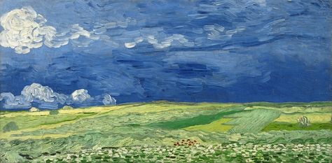 Learn About the Last Painting Van Gogh Completed During His Lifetime Wheatfield Under Thunderclouds, Van Gogh Prints, Google Art Project, Vincent Van Gogh Art, Arte Van Gogh, Edouard Manet, Willem De Kooning, Hieronymus Bosch, Van Gogh Museum