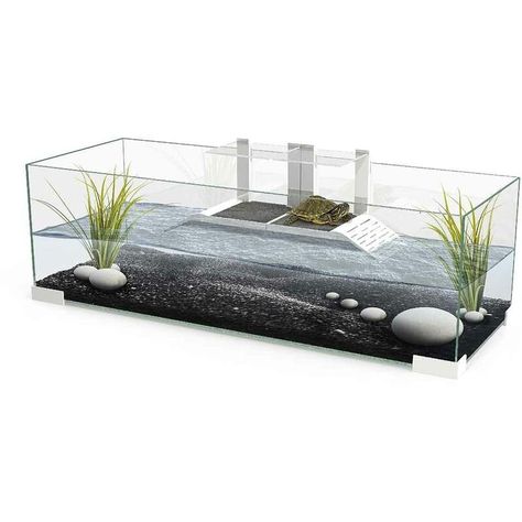 Animalerie > Reptiles et insectes pour terrarium > Terrarium et meuble > Aquarium pour tortue CIANO, Le choix d'un aquaterrarium pour accueillir une tortue aquatique ou un amphibien chez soi est un acte essentiel pour la suite de l'élevage. L'animal doit pouvoir nager aisément pour se dépenser et se nourrir correctement et ainsi conserver une vitalité maximale. L'aqua-terrarium en verre blanc Ciano Tartarium 80 saura accueillir une tortue d'eau. Equipé d'une zone sèche en plastique blan Diy Fish Tank, Cat Carrier Bag, Pet Carrier Bag, Turtle Tank, Terrapin, Luxury Cat, Cat Cushion, Terraria, Vivarium