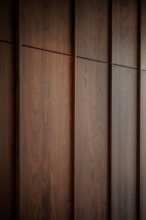 Gallery of Beli House - Antwerp / Belgium / 2022 | Picture 8 | Bedroom Wood Panelling, Walnut Wainscoting, Wall Wooden Panelling, Wood Panelling Walls, Walnut Joinery, Wood Panels Wall, Wood Gallery Wall, Wall Panel Wood, Wooden Paneling