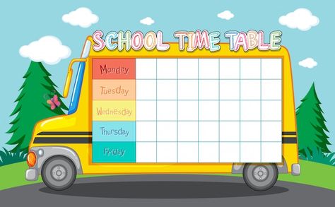 School Time Table, Free School Labels, Birthday Board Classroom, Cvc Words Kindergarten, Classroom Charts, School Board Decoration, School Timetable, Library Book Displays, Cartoon Humor