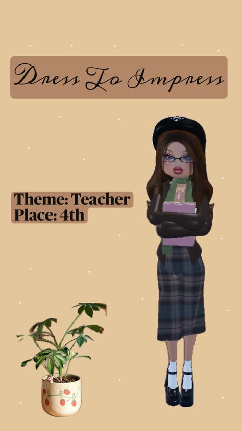 dress 2 impress outfit inspo!! Teacher Outfits Dresses, Teacher Dress, Teacher Themes, Teacher Dresses, Outfit Roblox, Dress To Impress Outfits, Teacher Outfit, Themed Outfits, Teacher Outfits