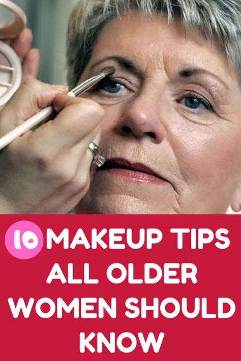 Makeup Tips For Older Women, Makeup For Older Women, Makeup Tip, Facial Makeup, Beauty Make-up, Health And Beauty Tips, Makeup Revolution, Makeup Trends, Beauty Secrets