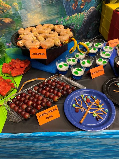 Jungle Journey Vbs Snacks, Great Jungle Journey Vbs Snacks, Jungle Journey Vbs 2024 Snacks, Jungle Vbs Snacks, The Great Jungle Journey Vbs Decorations, Answers Vbs Jungle Journey, Jungle Journey Vbs 2024, Jungle Theme Food, Jungle Journey Vbs