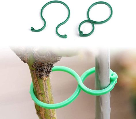 Amazon.com : Plant Twist Clip Ties Garden Plant Support Clips Vegetables Tomato Vine Flower Clips Plant Locks for Securing Plants（100 Pcs ） : Patio, Lawn & Garden Tomato Support, Garden Plant Supports, Plant Cages, Tomato Vine, Plant Ties, Plant Clips, Flower Store, Buy Plants, Plant Supports