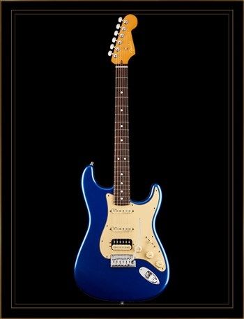 Fender American Ultra Stratocaster HSS in Cobra Blue with Rosewood Fingerboard $1,899.99 American Ultra, Fender American, Fender Guitars, Body Contouring, Gibson, Guitar, Blue