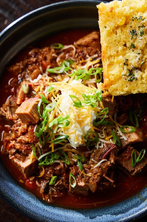 A Smoky Brisket Chili Recipe for National Chili Day - IN Kansas City Magazine Beef Fajita Soup Recipe, Brisket Chili Recipe, Smoked Brisket Chili, National Chili Day, Season Steak Recipes, Barbecue Brisket, Chipotle Paste, Favorite Chili Recipe, Brisket Chili