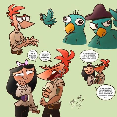 Phineas And Perry, Phineas And Isabella Fanart, Phineas And Ferb Fanart, Ferb Fanart, Platypus Perry, Hamster And Gretel, Phineas And Isabella, Milo Murphy, Phineas E Ferb