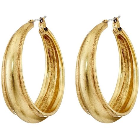 Lucky Brand Hoop Earrings ($29) ❤ liked on Polyvore featuring jewelry, earrings, accessories, lucky brand jewellery, earring jewelry, hoop earrings, lucky brand earrings and gold tone jewelry Lucky Brand Earrings, Brand Earrings, Colored Earrings, Chunky Hoop Earrings, Lucky Brand Jewelry, Hoop Earrings Gold, Earrings Accessories, Hoop Earring Sets, Jewelry Lookbook