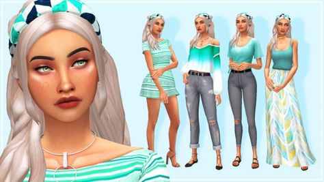 Barbie Cartoon, Sims 4 Teen, Sims 4 Dresses, Sims 4 Mm, Sims 4 Downloads, Body Outfit, Sims 4 Collections, Sims 4 Cas, Sims 4 Clothing