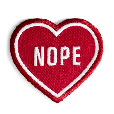 The Art Of Saying No. Tips + templates for turning people down at work. Roxanne Weasley, Pin Embroidery, Life's Too Short, Heart Patch, Iron On Embroidered Patches, Heart Patches, Mom Tattoos, Patch Design, Red Aesthetic