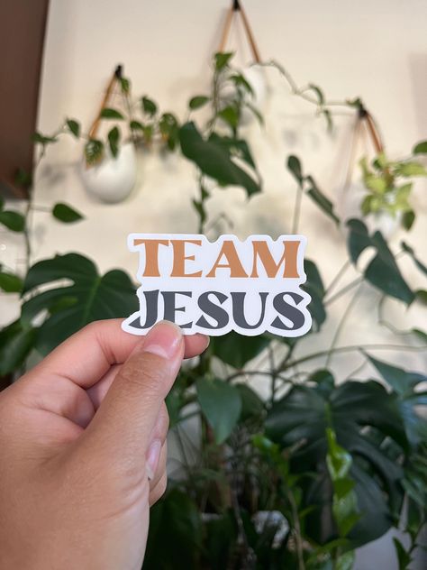 Team Jesus Sticker Jesus Stickers Bible Stickers Christian Stickers Trust Jesus Stickers Bible Journaling Sticker Yeshua Stickers Faith Water Bottle Stickers Christian, Jesus Stickers, Bible Stickers, Trust Jesus, Stickers Christian, Girl God, Christian Stickers, Chula Vista, Phone Screens