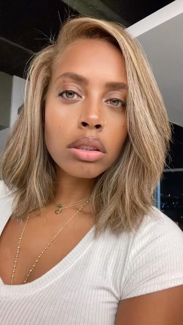 Melli Monaco on Instagram: "If you want me, 🗣 SPEAK UP. No confusion allowed over here 👅" Melli Monaco, Blonde Bob Black Women, Blonde Hair Black Women, Blonde Natural Hair, Fall Hair Color Ideas, Hair Specialist, Color Ideas For Blondes, Hair Color Ideas For Blondes, Honey Blonde Hair