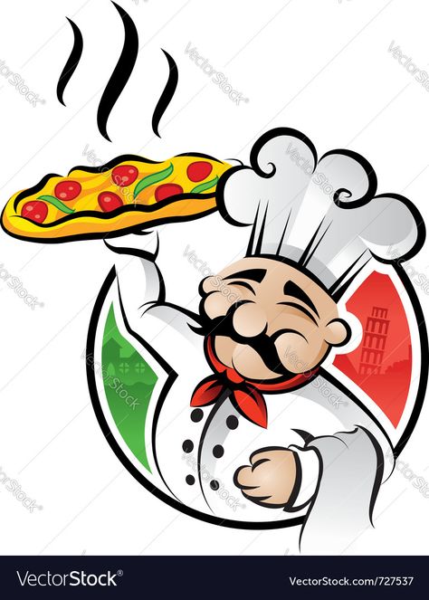 Pizza Vector, Cartoon Chef, Pizza Soup, Pizza Chef, Brick Oven Pizza, Pizza Logo, Pizza Art, Pizza Menu, Pizza Design