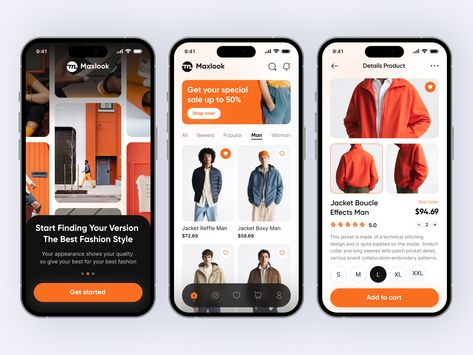 Clothing Mobile App Design, Mobile App Branding, Shop App Design, Ecommerce App Design, Learning Website Design, Beauty Web, Interactive Web Design, Dribbble Design, E-commerce App