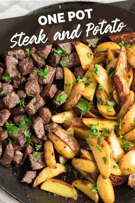 Instapot Steak And Potatoes Recipes, Instapot Steak Bites And Potatoes, Cooks Island, American Meals, Recipes Potatoes, Geo Board, Beef Casseroles, Bark Recipes, Southern Comfort Recipes