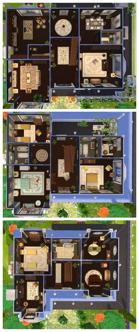 *Please, If you use the plans, I would greatly appreciate it if you named me and gave credits for the House. Thank you Sims Mobile House Ideas, The Sims Mobile, Mobile House, Sims Mobile, Victorian Style House, Victorian Kitchen, Sims Ideas, Sims Freeplay, House Blueprints