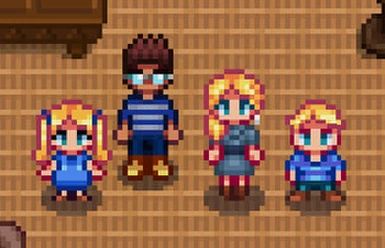 Stardew Valley Layout, Baby Event, Baby Stage, Kids Talking, Black Tree, Games Images, Stardew Valley, Kids Events, Popular Games