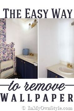 How to remove wallpaper the EASY way! Strip Wallpaper, Removing Wallpaper, Remove Wallpaper, Wallpaper Removal, Stripped Wallpaper, Budget Planer, Up House, Simple Life Hacks, Home Repairs