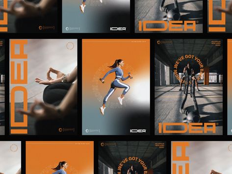 IDEA [Rebranding] | Behance Social Media Campaign Design, Fitness Branding, Gym Poster, Sport Branding, Workout Posters, Sports Marketing, Sports Coach, Branding Coach, Fitness Design