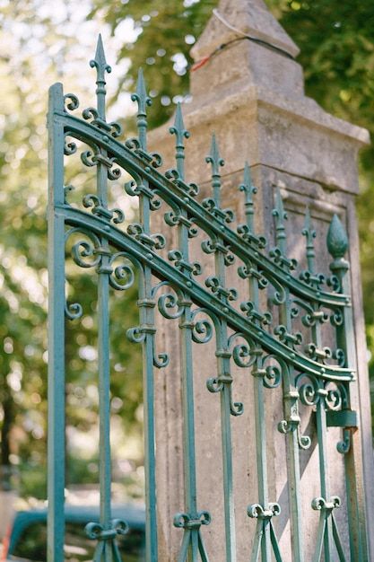 Iron Works Ideas, Victorian Gate, Wrought Iron Fence, Metal Gate, Metal Gate Door, Iron Gates Driveway, Cast Iron Fence, Garden Gate, Wrought Iron Garden Gates