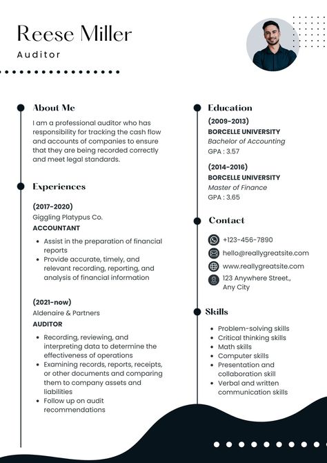 Get inspired with these Auditor Officer resume ideas and samples. Learn how to write an effective resume that will help you land the job you want. Find the best tips and tricks for creating the perfect resume, tailored to your experience and qualifications. How To Make Cv, Resume Summary Statement, Resume Summary Examples, Accountant Resume, Resume No Experience, Resume Ideas, Resume Summary, Resume Writing Tips, Effective Resume