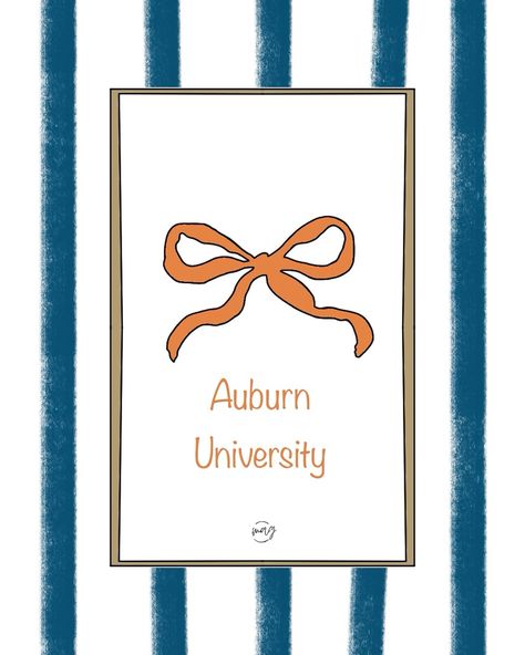 Auburn University Dorm Decor! 💙🧡 College request! Now available at my Etsy shop. Link in bio! #auburnfootball #auburnuniversity #etsy #smallbusiness Auburn University Dorm, Auburn Wall Art, Dorm Decor College, University Dorm, University Dorms, Auburn Football, Tree Clipart, Auburn University, Digital Art Design