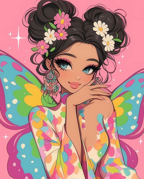 Pastel Butterfly, Artsy Background, Mermaid Drawings, Art Matters, Canvas Painting Designs, Magical Art, Girly Art Illustrations, Creative Illustration, Hippie Art