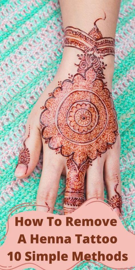 How To Remove Henna, Mehndi Easy, How To Make Henna, Mehndi Video, Henna Ink, Mehndi Bridal, Diy Henna, Tattoo Off, Brown Henna