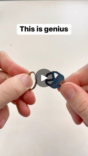 1.8M views · 13K reactions | The keys just slides right on 🔑 #keys #house #diy #genius | Liz & Jeff | Liz & Jeff · Original audio Youtube Hacks, Household Help, Home Tips, Pine Cone Crafts, Clever Hacks, Best Diy, Diy Life Hacks, Diy Tips, Live Simply