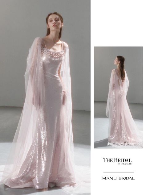 Wedding Dress With Cape And Hood, Elvish Dress, Ethereal Gowns, Ethereal Gown, Ethereal Dress, Gowns Dresses Elegant, Fantasy Dresses, Glamour Dress, Fairytale Dress