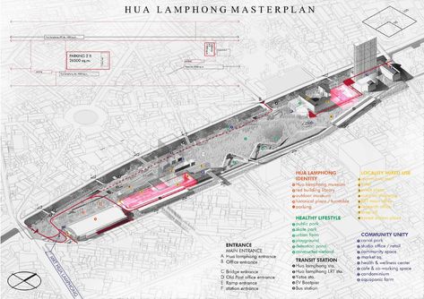 Hua Lamphong Station – News and redevelopment plans for Bangkok Railway Station Railway Architecture Concept, Railway Station Architecture, Happy 100th Birthday, Train Station Architecture, Urban Design Concept, High Speed Rail, Train Route, Railway Museum, Train Service