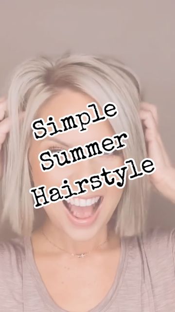 Amanda Fischer Hair, Styling Short Hair, Short Styles, Straight Hair, Summer Hairstyles, Follow For More, Little Things, Hair Clip, Easy Hairstyles