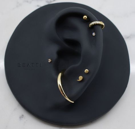 16g COMMA & DOT Cartilage Earring, Semicolon earring, Double Tragus, Semicolon Piercing, 316L Steel, Unique Cartilage Earring Double Tragus, Forward Helix Piercing, Forward Helix, Labret Studs, Cartilage Earring, Helix Piercing, Cartilage Earrings, Tragus, Helix