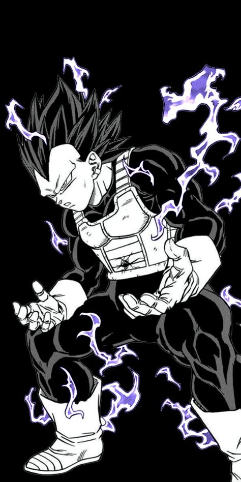 Vegeta New Form - Wallpaper B/W and Purple Majin M, Vegeta New Form, Ultra Ego, Dbz Wallpapers, Dbz Manga, Whatsapp Wallpapers Hd, Dragon Ball Tattoo, Dragon Ball Art Goku, Dragon Ball Super Artwork