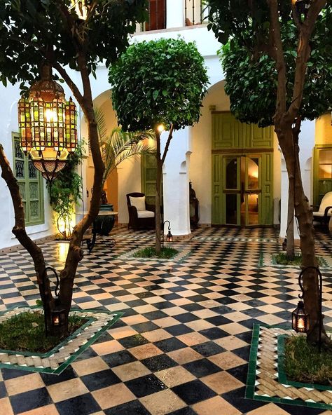 Moroccan Outdoor Patio, Rainy Afternoon, Contemporary House Exterior, Moroccan Homes, House Outside Design, Spanish House, Indian Home, Dream House Interior, Spanish Style