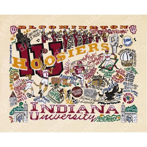 Indiana University Fine Art Print | Collegiate Collection by catstudio – catstudio Indiana University Merch, Indiana University Dorm, Indiana University Graduation, Sorority Room, Bed Party, Petaluma California, Iu Hoosiers, Aha Moment, Dorm Posters