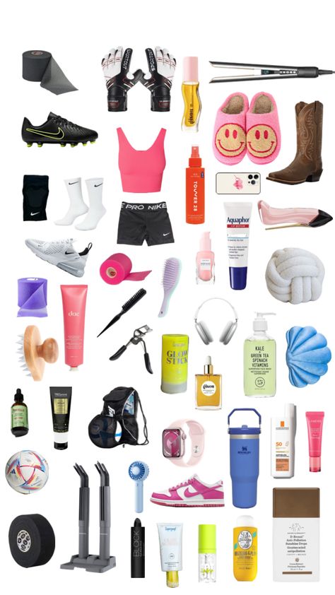 Every soccer girl needs… What To Keep In Soccer Bag, Soccer Essentials, Softball Bags, Soccer Camp, Soccer Bag, Soccer Tournament, Soccer Season, Cheer Outfits, Soccer Gifts