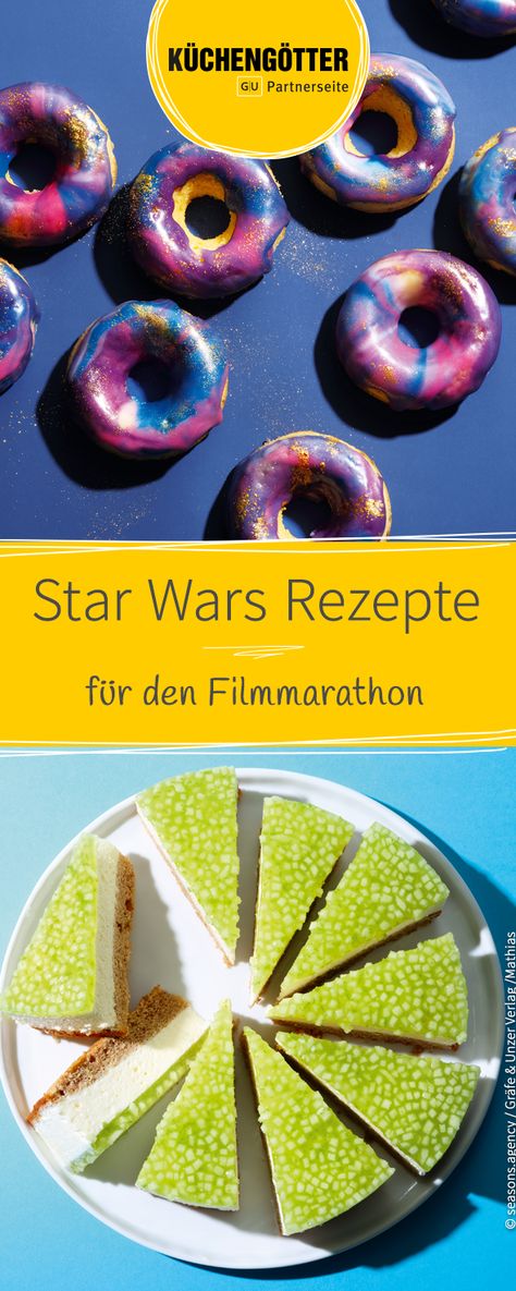 Passend zum Kinostart von "Star Wars: Die letzten Jedi" zeigen wir dir galaktische Rezepte aus dem Star Wars-Universum für deinen Star Wars-Filmmarathon. #Starwars #DieLetztenJedi Star Wars Essen, Star Wars Day, Star Wars, Snacks