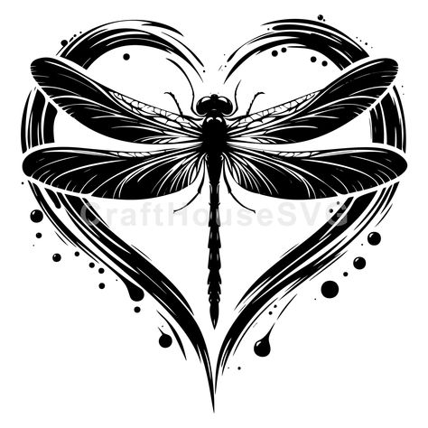 Tattooed Nurse, Dragonfly Silhouette, Dragonfly Tattoos, Dragonfly Artwork, Dragonfly Images, Lips Art Print, Chain Art, Dragonfly Tattoo Design, Dragon Silhouette