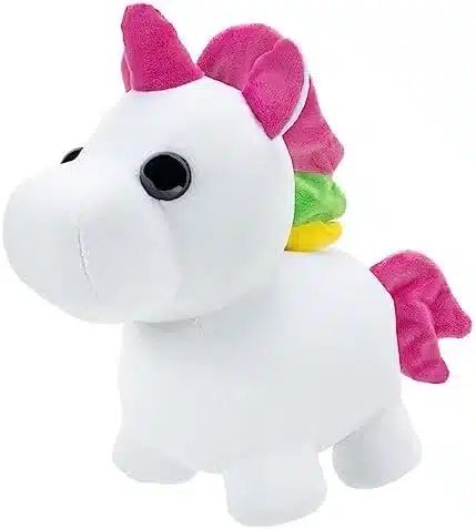 Adopt Me! Neon Unicorn Light-Up Plush - Soft and Cuddly - Three Light-Up Modes - Directly from The #1 Game, Exclusive Virtual Item Code Included - Toys for Kids - Ages 6+ Adopt Me Toys, Neon Unicorn, Minecraft Wolf, Unicorn Light, Map Minecraft, Light Up The Night, Rainbow Maker, Botanical Collection, The Horn